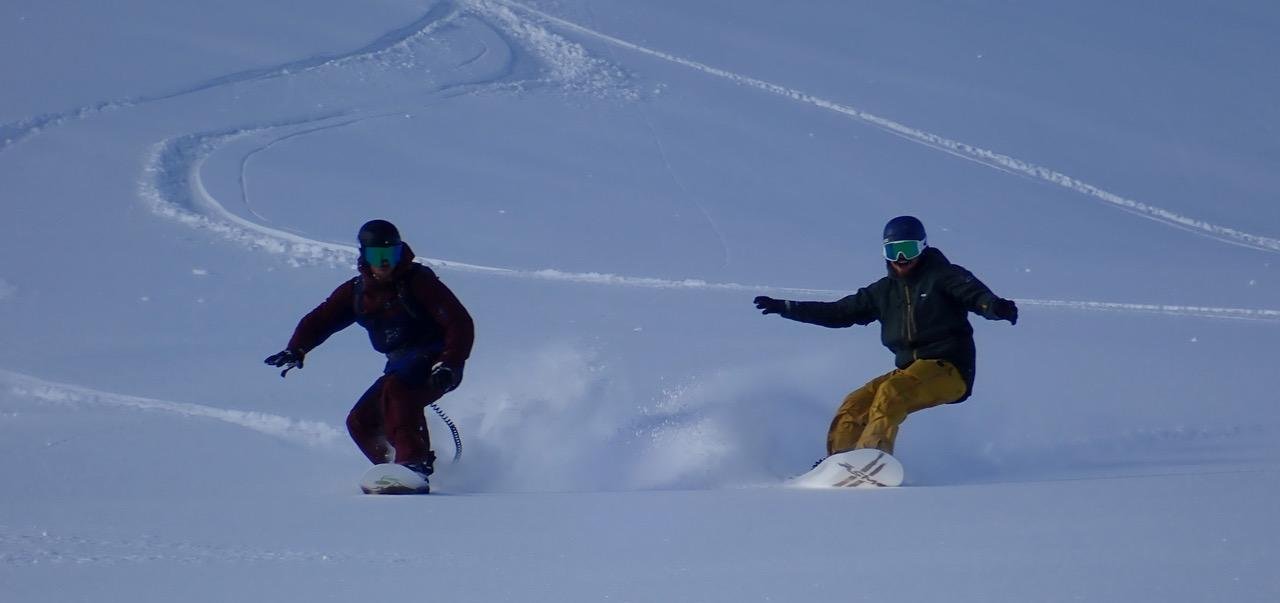 Powder surfen - too much fun ;-)