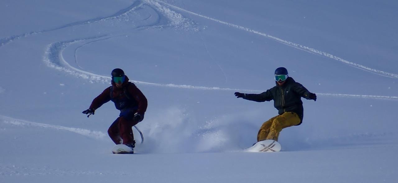 Powder surfen - too much fun ;-)