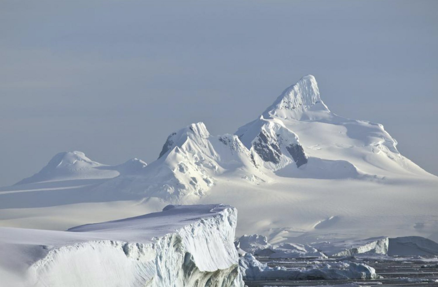 Incredible scenery at the Antarctic Peninsula