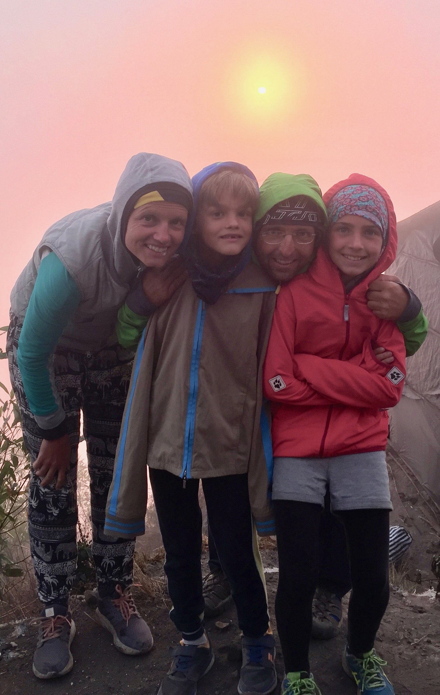 Birgit, Joe, Peter, Ronja